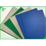 Single Side Color Cover Coated Grey Back 1.2mm  2.5mm Duplex Straw Board Sheets for sale
