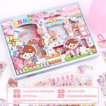 Funny Whimsical Capybara Journal Notebook Pen Gift Set for Kids