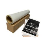 Waterproof 100 Micron Milky White Transparent Screen Printing Inkjet Film Roll for sale