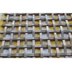 Aluminum Metal Woven Mesh Architectural Wire Mesh for Curtain Partition for sale