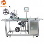 Advanced Coffee Bag Labeling Machine with ZEBRA Printer and Commodity Label Applicator for sale