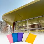 Silver Metallic Composite Panel 3mm PE/PVDF Coating B1 Fireproof Grade dibond distributors for sale