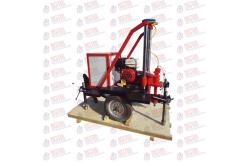 China Core Drilling Machine Trailer Petrol Engine Concrete Testing Equipment supplier