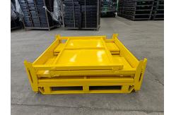 China Efficient Material Management Metal Pallet Cage With 1000kg-2000kg Load Capacity supplier