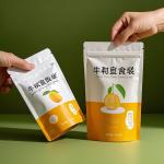 100% Recyclable Kraft Packaging Bags with Window Design Custom Logo Bulk Order Discount for sale