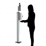 0.5m Contactless Hand Sanitizer Dispenser Temperature Screening Kiosk for sale