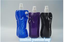 China Promotion PET / PE Spout Pouch Packaging with resealable zipper supplier