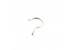 China Small White Metal S Hooks For Hanging Plants Hangers Plastic Cap Coated supplier