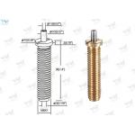 Precision M 8 Fully Threaded Brass Cable Gripper / Aircraft Cable Adjustable Fittings for sale
