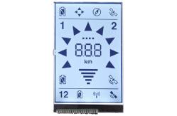China Seven Segment TN LCD Display / Reflective LCD Monochrome Numeric Display Panel supplier