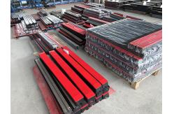 China 4' Rubber Conveyor Impact Bars Conveyor Abrasive Impact Extension Bar supplier