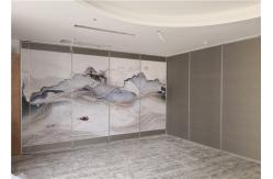 China Fireproof Board Office Room Sliding Partition Wall Sound Proof supplier