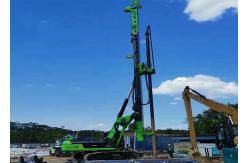 China 220kNm 28rpm Hydraulic Earth Rotary Crawler Mounted Drill Rig Machine supplier