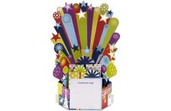 China Customized Logo Musical and Illuminated 3D Birthday Cards OEM/ODM Accepted supplier