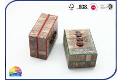China Snow Man Soap Rigid Shoulder Box With Button Matte Lamination supplier