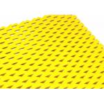 PVDF Finished Gold Color Aluminum Expanded Mesh Wall Cladding 1200MMX3000MM for sale