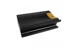 China Sliding Window Frame Office Building Materials 6m Black Anodized Aluminum Profiles supplier