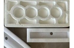 China EPS foam pad inserts white polystyrene plastic packaging custom protection material die-cut supplier