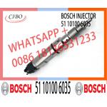 on stock fuel injector 0445120030 51 10100 6035 for MAN TRUCK
