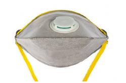 China Horizontal Foldable FFP2 Dust Mask With 4-Ply Non Woven / Elasticated Strap supplier