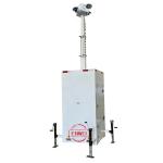 Mobile Cube Surveillance Tower With CCTV Camera For Remote Site Works for sale