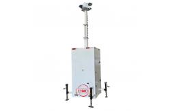 China Mobile Cube Surveillance Tower With CCTV Camera For Remote Site Works supplier