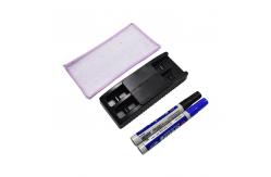 China Custom Plastic Magnetic Whiteboard Erasers With Pen Holder supplier