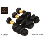 Non Remy 25.4cm 10 Inch Real Human Hair Bundles Loose Wave Tangle Free for sale