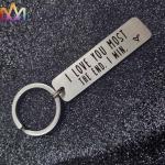 12 X 50mm Rectangular Shaped Personalized Engraved Keychains