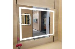 China Large Hotel Bathroom Vanity Mirror with LED Light Enhance customizable supplier