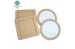 China Personalized Round Cork Placemats Trivets Antiskid Good Resilience supplier