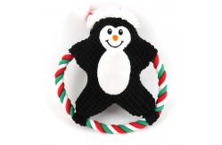 China Animated Plush Christmas Toys Santa Claus Tightly Sewn Stitches With Air Bag Inside supplier