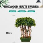 Boxwood Tree With Multi Trunks Artificial Boxwood Tree For Indoor Decoration for sale