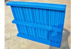 China Durable Economical Powder Coating Steel Pallets With Four Way Entry supplier