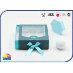 Butterfly Knot Drawer Gift Box With PET Insert Die Cut Window for sale