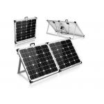 Black Portable Suitcase Solar Panels Heavy Duty Aluminum Frame And Leg for sale