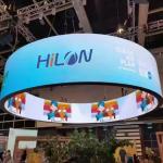 Indoor 360 Degree Cylinder LED Display Outdoor Column Curve Screen Advertising Billboard for sale
