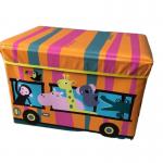 OEM Plastic PU foldable Clothes Storage Box Custom Print for sale