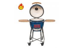 China Adjustable Ventilation System Charcoal Kamado Grill Ceramic With Grill Cover supplier