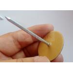 Galvanized Steel Cup Head Capacitor Discharge Weld Pins 3 With Paper Insulating Washers Attached for sale