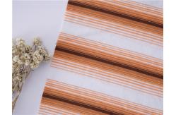 China Absorb Sweat Knit Striped Jacquard Fabric 180cm Width supplier