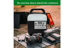 China Camping Portable Solar Kit With Charger Light Radio Home Energy System supplier