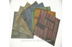China Striped multi level loop fireproof Nylon carpet tiles for office supplier