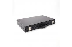 China 15 Inches Leather Backgammon Set Customized Logo Backgammon Set Leather Case supplier