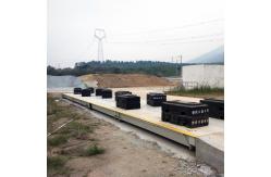 China 60 Tons Commercial Truck Scales ZEMIC Load Cells Computerised Digital Pitless Weighbridge supplier