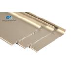 6063 Aluminium Skirting Trim 150mm Anodized Treatment High Corrosion Resistance for sale