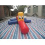Custom Inflatable Water Park Floating Clown Obstacles With Logo Printing for sale