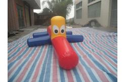 China Custom Inflatable Water Park Floating Clown Obstacles With Logo Printing supplier