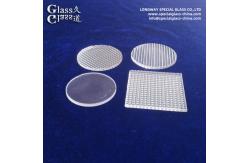 China Durable Textured Borosilicate Glass Lens For Diffused Led Lighting Fixtures supplier