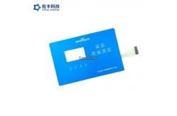 China Embossed Buttons PET Custom Membrane Switch With Glossy Surface supplier